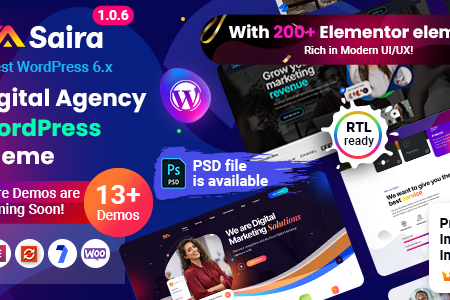 Saira WordPress Theme